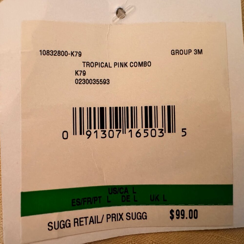 Pappagallo Tropical Pink A-line Dress, Sz L, NWT - Picture 11 of 13
